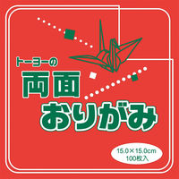 トーヨー 両面単色 赤/黄 62101 1冊