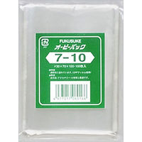福助工業 OPP袋 オーピーパック テープなし 7-10 96031 1袋(100枚)