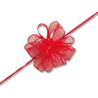 シモジマ ワンタッチフラワーリボン 24×20 アカ 001401812 1巻