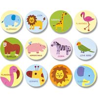 シモジマ ギフトシール アフリカ 007063850 1束(96片)