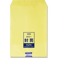 シモジマ ヘイコー カラー封筒 角2 クリーム 007529309 1袋(100枚)