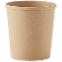 シモジマ 未晒フードカップ 460ml 004500003 1袋(25個)