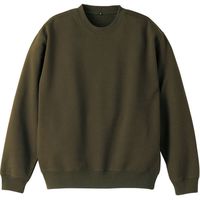 キャブ (男女兼用) 10.0オンス クルーネックスウェット(パイル/アダルト) L オリーブ 504401 1個