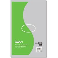 シモジマ スワン ポリエチレン袋 No.315 紐なし 006616195 1袋(100枚)