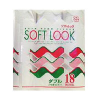 松菱製紙 ソフトルックトイレットペーパー18RW 114mm30m 350138 1パック