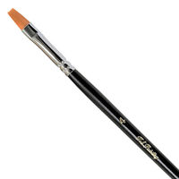 TTC トールペイント用 ナイロン 平筆 4号 ブラック 70-5430 1本