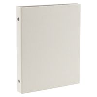 ナカバヤシ バインダー黒台紙アルバムL判40枚ホワイト A-COPLY-401-W 1冊