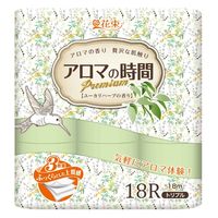 丸富製紙 アロマの時間ユーカリハーブ18Rトリプル(3枚重ね) 111280 1パック