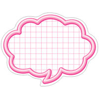 ササガワ 抜型カード 立体枠 吹出し¥なし 16-4112 1冊(50枚)