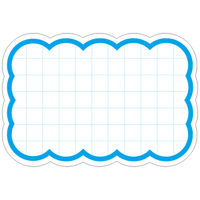 ササガワ 抜型カード 波四角 特大 ブルー 16-4491 1冊(30枚)