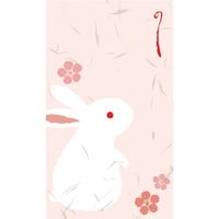 ササガワ のし袋 縁起もん 五型 兎 5-3862 1冊(5枚)