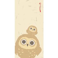 ササガワ のし袋 縁起もん 万型 梟 5-3888 1冊(3枚)