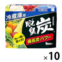 脱臭炭 冷蔵庫用 脱臭剤 置き型 キムチ・ニンニク臭にも効く 1セット（1個×10）エステー