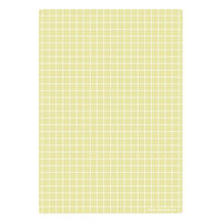 共栄プラスチック 下敷 しっかりシタ字キ A4 方眼/無地リバーシブル きなこもち SHS-A4-03 1枚