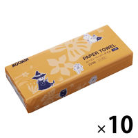 ムーミン ペーパータオル 小判 1セット（1パック（200枚入）×10）フィード