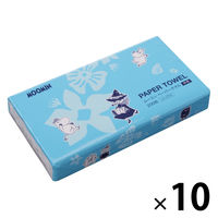 ムーミン ペーパータオル 中判 1セット（1パック（200枚入）×10）フィード