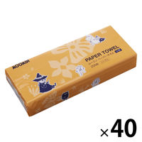 ムーミン ペーパータオル 小判 1セット（1パック（200枚入）×40）フィード
