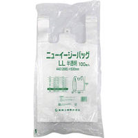 福助工業 ニューイージーバッグ LL 半透明 0472646 1袋(100枚)（直送品）