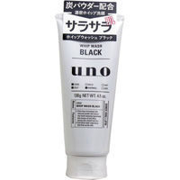 資生堂 UNO(ウーノ) ホイップウォッシュ(ブラック)(洗顔料) 130g 1個(130g入)（直送品）