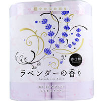 四国特紙 トイレットペーパー ラベンダーの香り ダブル 30m×4ロール 1袋(4ロール入)（直送品）