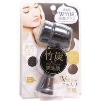 コジット 透明肌ダブル竹炭洗顔ブラシ 1個（直送品）