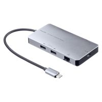 サンワサプライ  USB Type-C ドッキングステーション USB-DKM8S（直送品）
