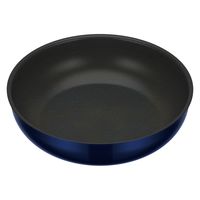 サーモス 取っ手のとれる炒め鍋 4.2L ガス火専用 ディープブルー KVE-028D DPBL 1個