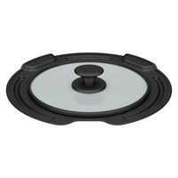 サーモス 取っ手のとれる鍋専用フタ 20cm ブラック KLJ-020 BK 1個