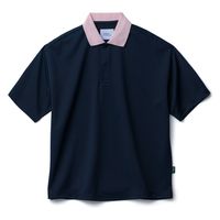ボンマックス ユニセックスポロシャツ ネイビー×ピンク 3L BKB4502 1枚（直送品）