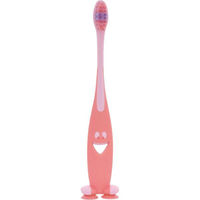 ユーカンパニー ピタット スマイリー歯ブラシ 吸盤&キャップ付 ファンピンク UC14972 1本（直送品）