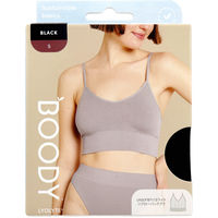 Jorico　Enterprises　BOODY　リヨライト　リブ　ローバックブラ　Sサイズ　ブラック　1箱