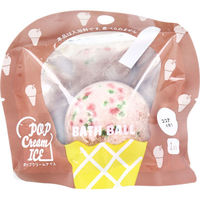 サンタン ポップクリームアイス バスボール スイーツ ココアの香り 75g 1回分 16034 1袋(75g入)（直送品）