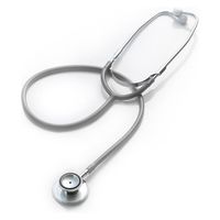 カネイシ FOCAL(フォーカル) ダブルヘッド聴診器 FC-202 グレー GS1-128 1個（直送品）