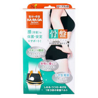 ミノウラ 整体×骨盤 カ・ラ・ダ ファクトリー BODY ヒップアップベルト ブラック L 4907706400348 1個（直送品）