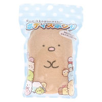 どこでもいっしょ　ボディスポンジ サンタン すみっコぐらし ボディスポンジ ねこ SG-0709 1個