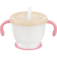 リッチェル アクリア コップでマグ ストロータイプR ピンク 22011 1個（直送品）