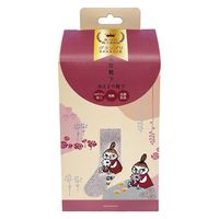 【数量限定】ほんやら堂 ムーミン ひえとり 大臣靴下 ラベンダー 1セット ギフト