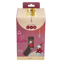 【数量限定】ほんやら堂 ムーミン ひえとり 大臣靴下 トープ 1セット ギフト