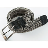 中国産業 HOP 0912-804-110 ストライプベルト Bブラック #0912-804-110 1個（直送品）