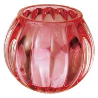 ペガサス・キャンドル キャンドルグラス スクワッシュ ピンク #8517606 1個