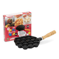 池永鉄工 グルメ まんまるプレート 木 14穴 507628 1個（直送品）