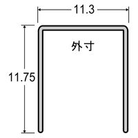 豊光 タッカー用ステープル12mm 1000本入 635-12S 1箱（直送品）