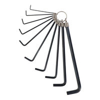 三共コーポレーション ロング・ロングヘクスレンチ 10本組 HL-110 1パック（直送品）