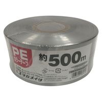 ユタカメイク PEカラー平テープ 銀 M-538-9 1巻（直送品）