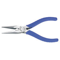 スリーピークス技研 RP-125Z-S ラジオペンチ(バネ付・成形グリップ) 125mm 青 1本（直送品）