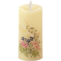 カメヤマ LEDキャンドル いろはあかりS 秋の七草 S7687-00-50 1本（直送品）