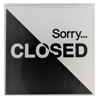 ニューウェイジャパン NJ サインプレート クローズ ツートーン SH006 1枚（直送品）