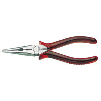 スリーピークス技研 TP-150P テレホンタイプラジオペンチ(成形グリップ) 150mm 赤 1本（直送品）