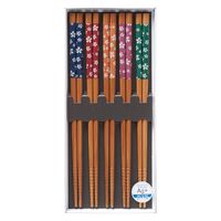 イシダ トムソン5膳入 抗菌スス竹桜百選 64152 1箱