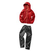 Makku(マック) レインキーパースーツ AS-5110 レッド4L 1着（直送品）